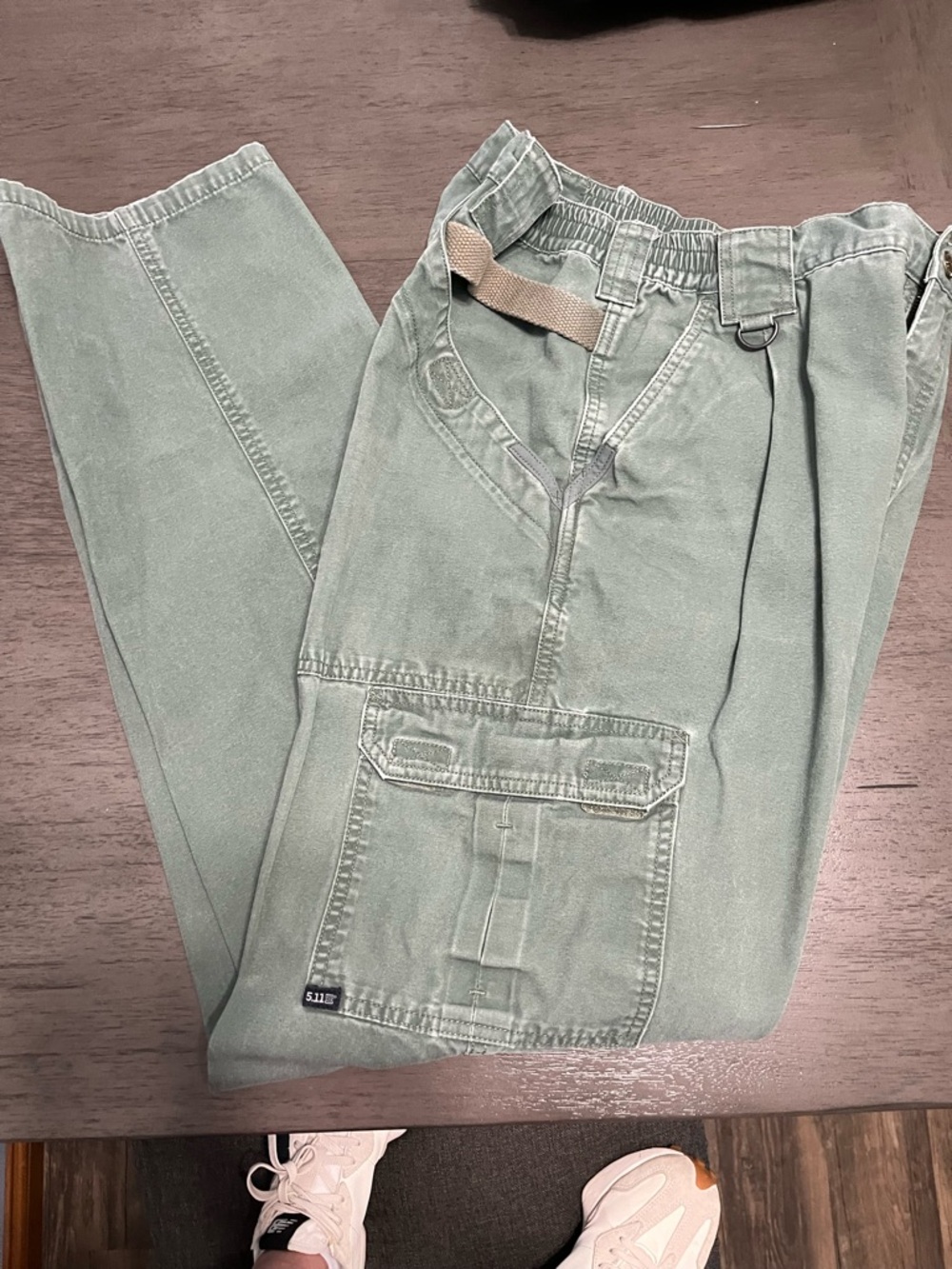 5.11 Tactical Green Cargo Pants Utility Outdoor Workwear Stretch Waist